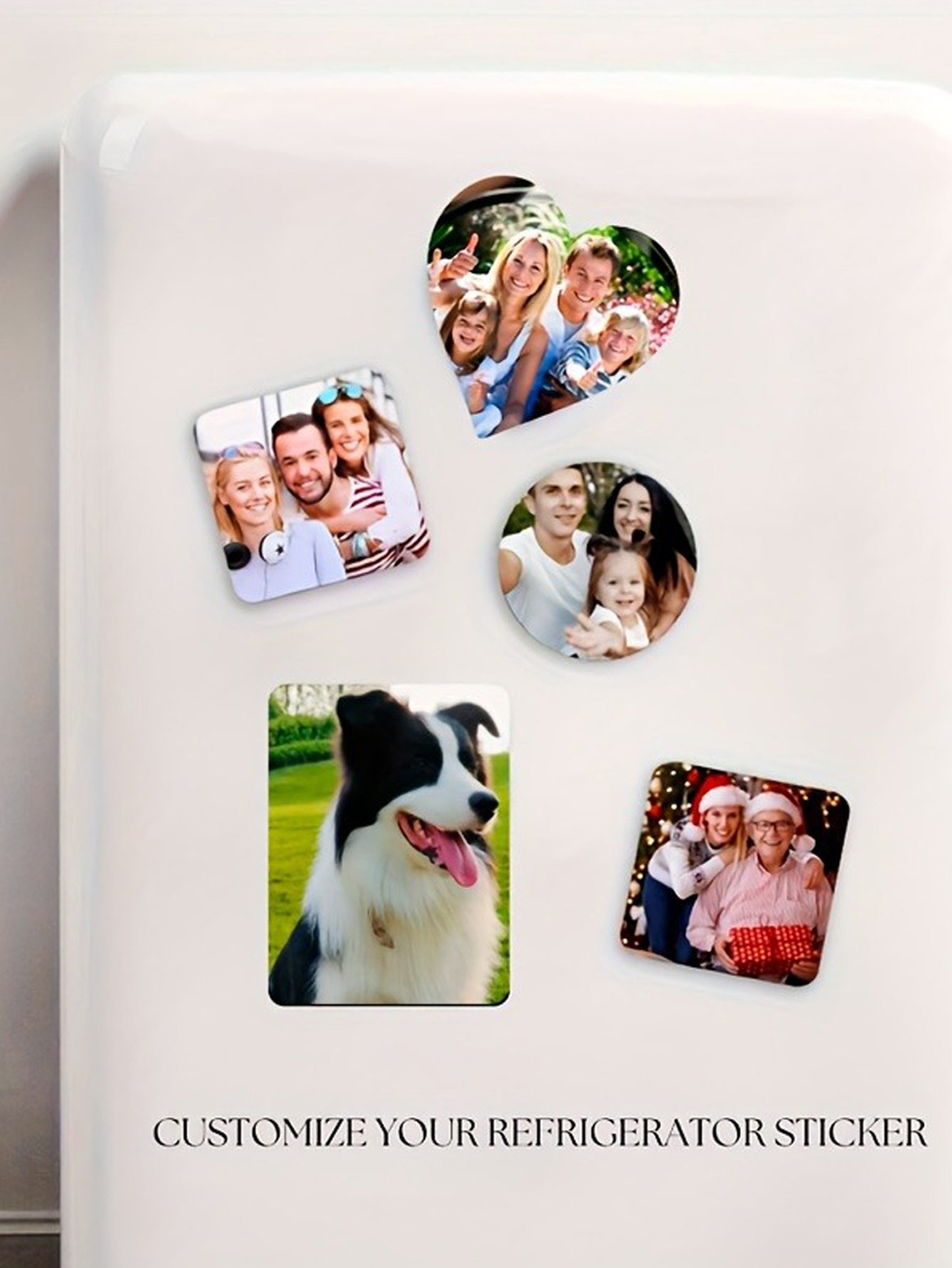 Customized photo refrigerator sticker